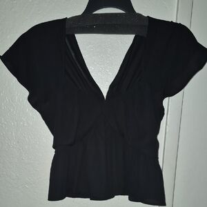 Express Black Women's Crop Top,Small